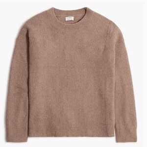 NWT J. crew Extra Soft Ribbed boyfriend crewneck sweater